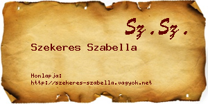 Szekeres Szabella névjegykártya